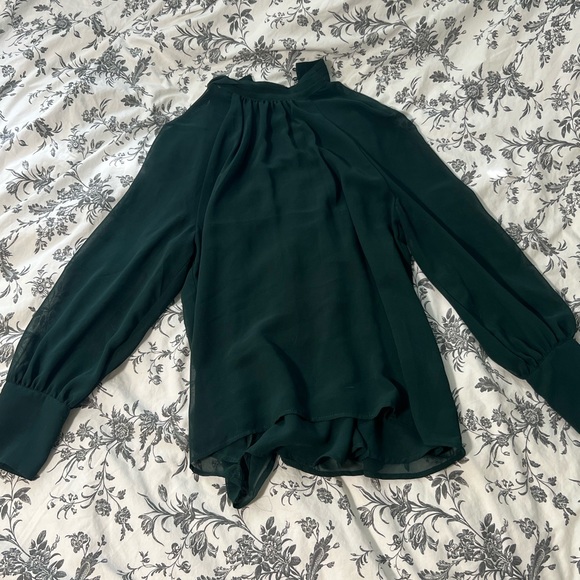 Forest Green Blouse - Picture 1 of 5
